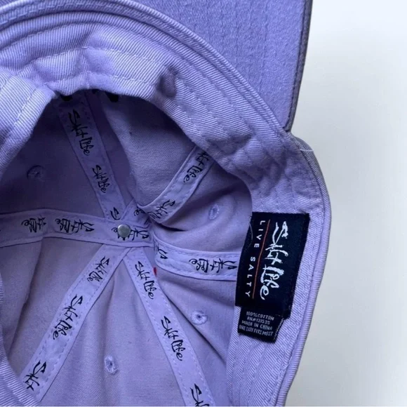 💜Salt Life “Live Salty” Dad Hat - Lavender - Picture 5 of 8